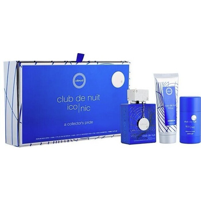 Armaf Club De Nuit Blue Iconic Set regalo eau de parfum 105 ml gel doccia 100 ml e deodorante 75 g uomo 105ml