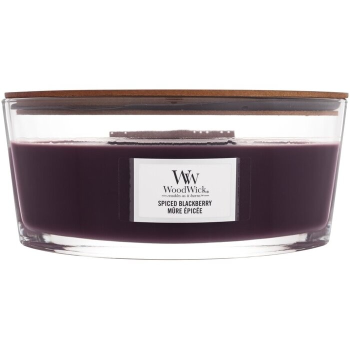 WoodWick Blackberry speziato Ship More speziato Candela profumata 4536g