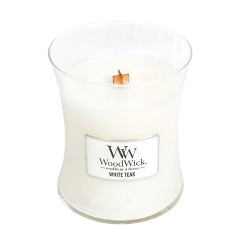 WoodWick White Teak Vaso White Teak Candela profumata 6095g Unisex