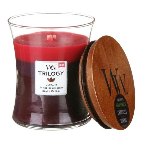 WoodWick Candela profumata in vaso Trilogy Sun Ripened Berries 275 g unisex