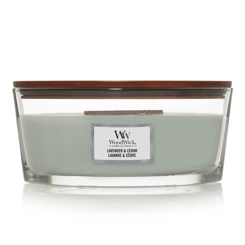 WoodWick Lavanda e Cedro Nave lavanda e cedro Candela profumata 4530g