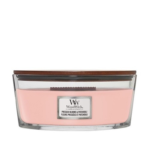 WoodWick Fiori pressati e Patchouli Spedire fiori schiacciati e patchouli Candela profumata 4536g