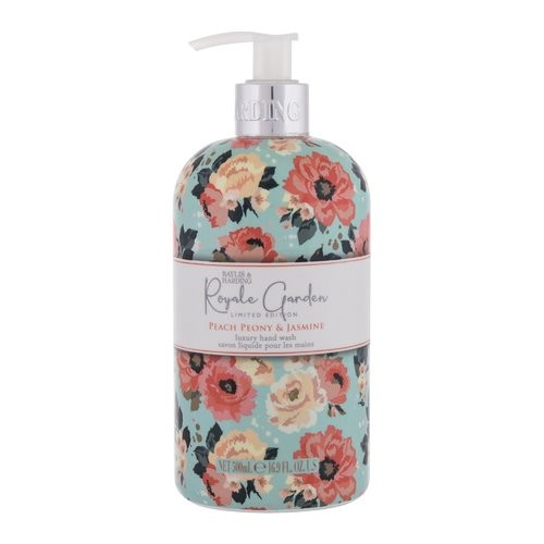 Baylis and Harding H and Wash Royale Garden Peach Peony and Jasmine peach peony and jasmine Liquid h and soap donna 500ml