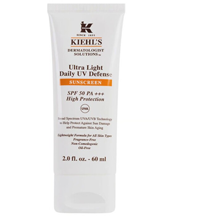 Kiehls Dermatologist Solutions Crema solare protettiva UV quotidiana ultraleggera SPF 50 Gel protettivo per il viso donna 60ml