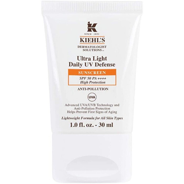 Kiehls Ultra Light Daily UV Defence Cream SPF 50 Crema protettiva leggera per la pelle donna 30ml