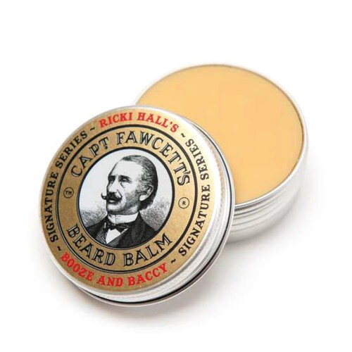 Captain Fawcett Ricki Hall's Booze & Baccy Beard Balm uomo