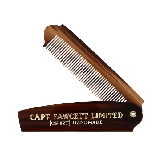 Captain Fawcett Folding beard comb CF.82 uomo