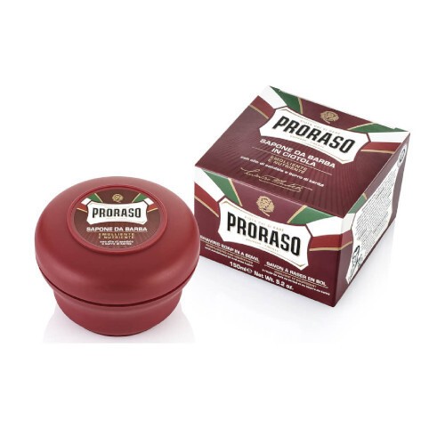 Proraso Sapone da barba al sandalo Sapone da barba nutriente al legno di sandalo 150ml Uomo