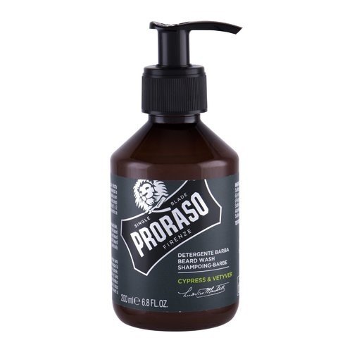 Proraso Cypress and Vetyver Beard Wash Shampoo per barba al profumo di cipresso e vetiver 200ml Uomo