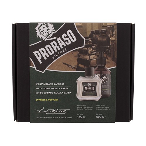 Proraso Cypress e Vetyver Set Set regalo di prodotti per la cura della barba Uomo