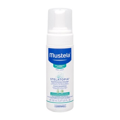 Mustela Bb Stelatopia Foam Shampoo Shampoo lenitivo per bambini con pelle estremamente secca e atopica 150ml Donna