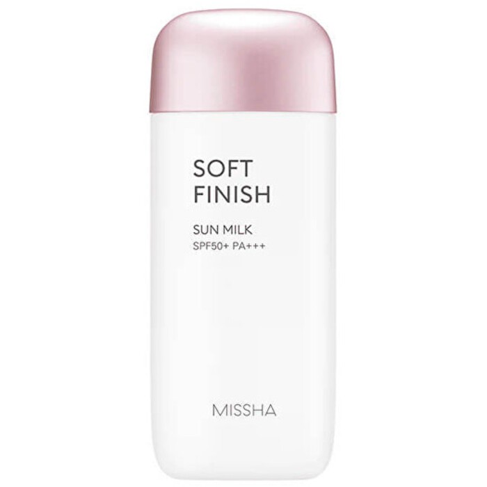 Missha Sun All Around Safe Block Soft Finish Sun Milk SPF 50 Latte solare per il viso donna 70ml