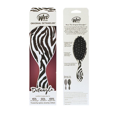 Wet Brush Original Detangler Safari Zebra Kart na vlasy donna