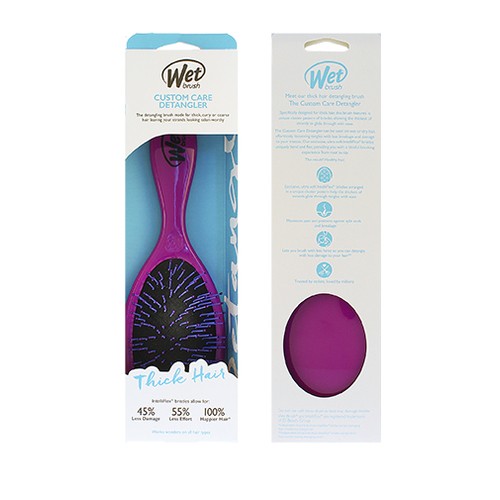 Wet Brush Custom Care Thick Hair Detangler Purple donna