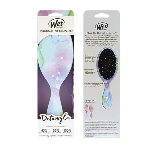 Wet Brush Original Detangler Colorwash Splatter Kart na vlasy donna