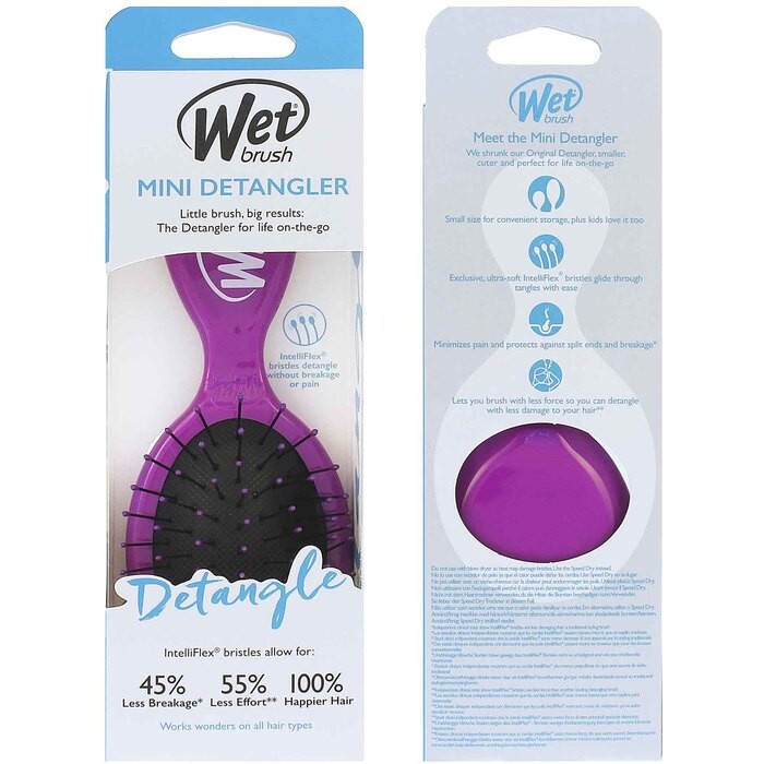 Wet Brush Mini spazzola bagnata districante viola unisex