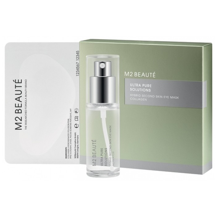 M2 Beaut HYBRID second skin eye mask collagen 7 aplicaciones Donna