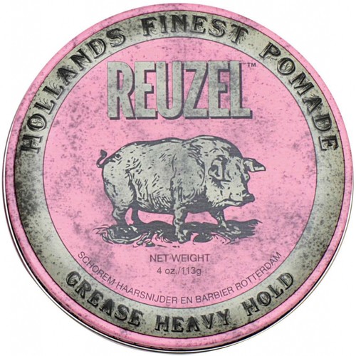 REUZEL Hollands Finest Pomade pomata a tenuta molto forte a base di cere e oli Rosa 113g