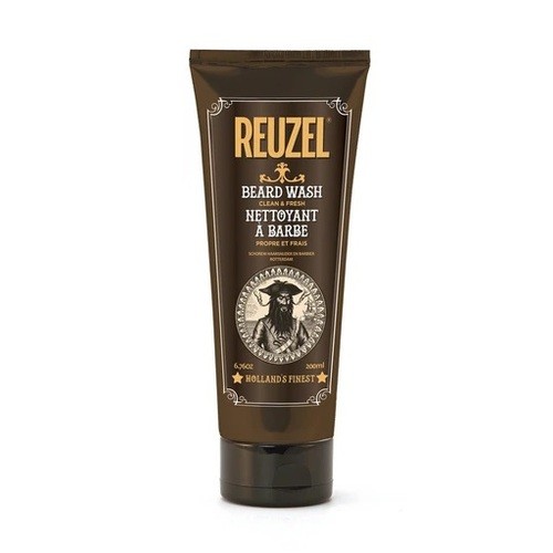 Reuzel Clean and Fresh Beard Wash Gel detergente emolliente per barba e viso 200ml Uomo