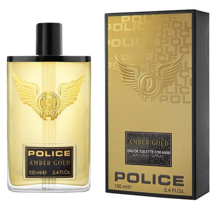 Police amber gold eau de toilette for man 100ml vaporizzatore donna uomo
