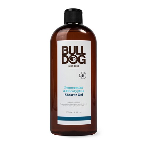 Bulldog Peppermint & Eucalyptus Shower Gel uomo 500ml