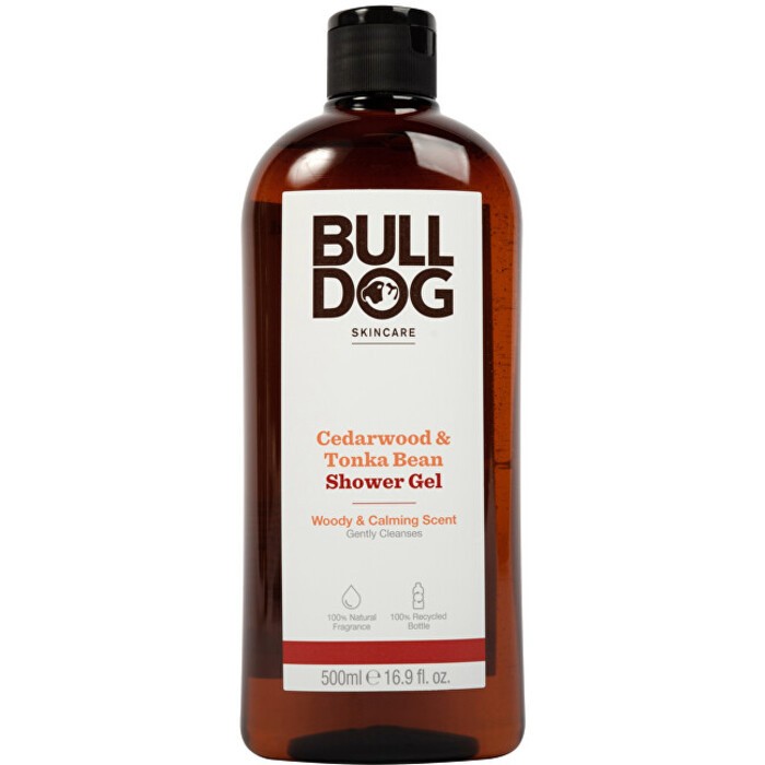 Bulldog Gel doccia al legno di cedro e fava tonka Gel doccia uomo 500ml