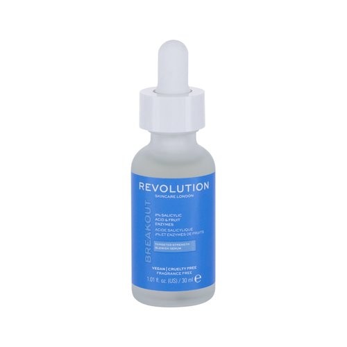 Revolution Skincare Breakout Strength Serum 2 Salicylic Acid Fruit Enzyme Skin Serum Donna 30ml