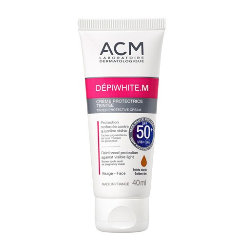ACM Dpiwhite M Crema protettiva colorata SPF 50 Crema protettiva colorata 40ml Donna
