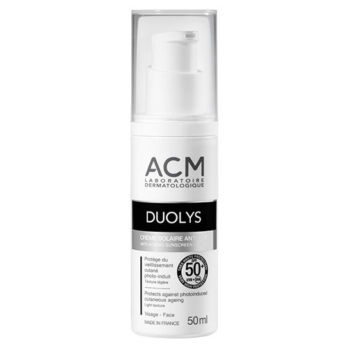ACM Duolys Anti Aging Crema Solare SPF 50 Crema protettiva contro linvecchiamento cutaneo 50ml Donna