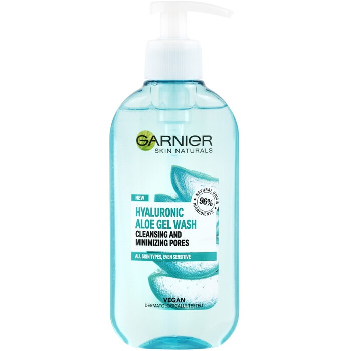 Garnier Skin Naturals Hyaluronic Aloegel Wash Cleansinggel Donna 200ml