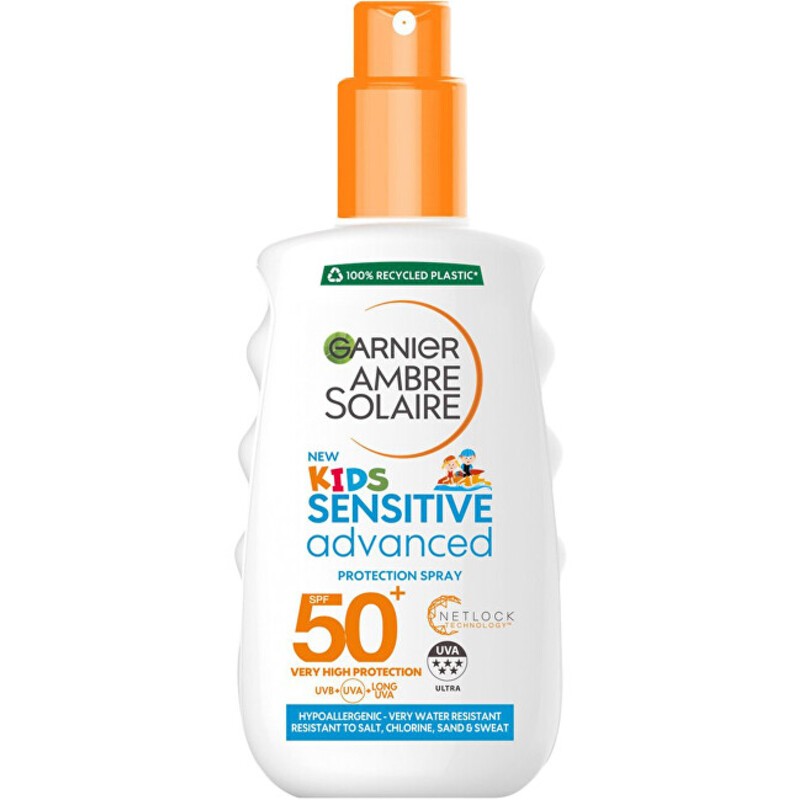 GARNIER Ambre Solaire Protection Spray SPF 50+ - Children's protective spray for sensitive skin unisex 150ml
