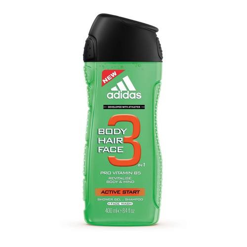 Adidas Active Start Showergel 3In1 Showergel Uomo 400ml