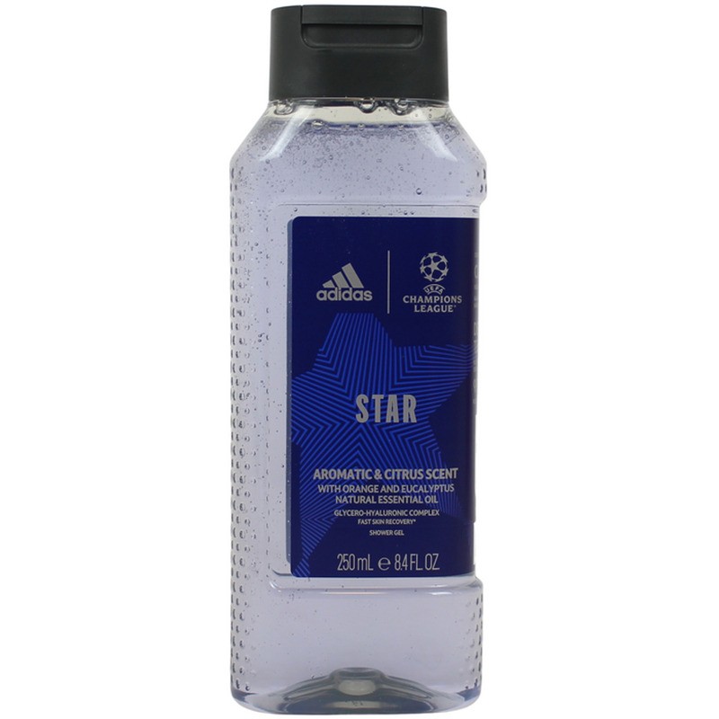 Adidas UEFA Champions League Star gel doccia uomo 250ml