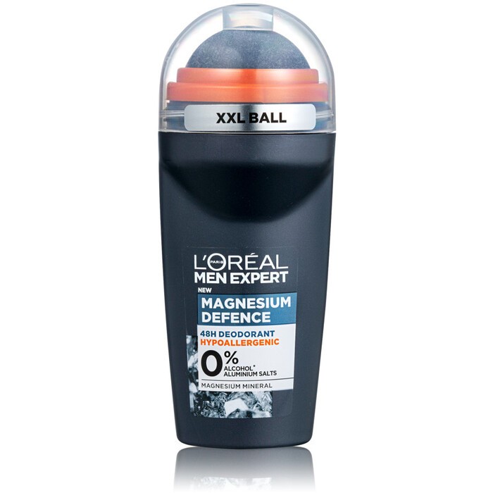L'Oréal Paris Deodorante a sfera ipoallergenico Men Expert Magnesium Defense Deo Roll-on 50ml uomo