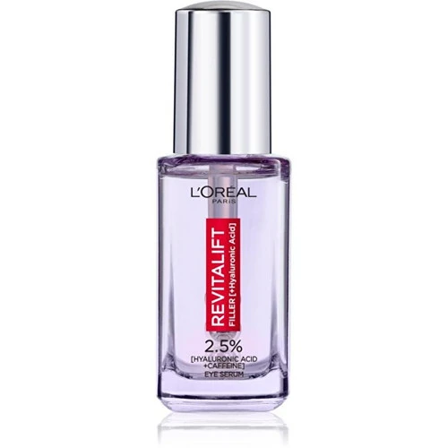 L'Oréal Paris Siero contorno occhi con acido ialuronico al 2,5% Revita Lift Filler Eye Serum 20ml donna
