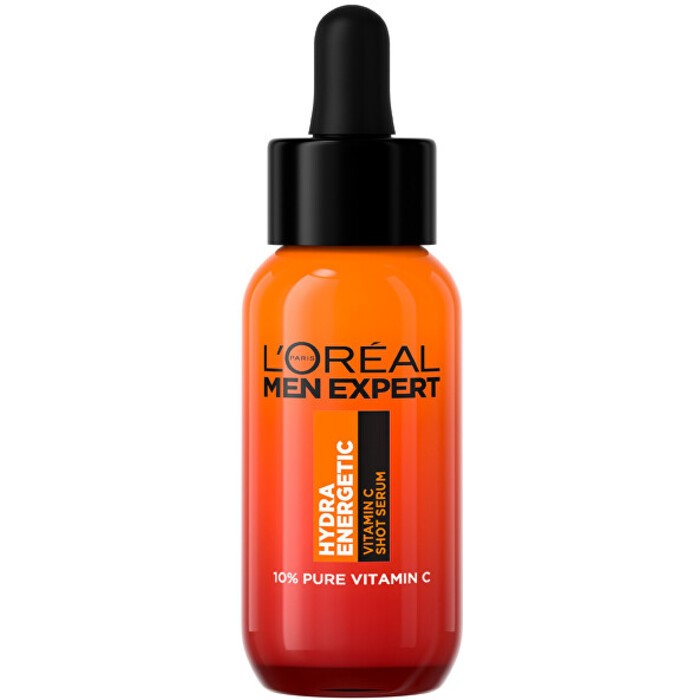 LOral Men Expert Hydra Energetic Vitamin C Shot Serum Siero contro i segni di affaticamento della pelle uomo 30ml