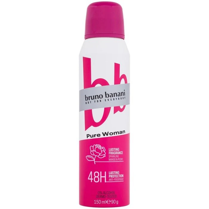 Bruno Banani Antitraspirante Pure Woman frizzante al mango e peonia donna 150ml