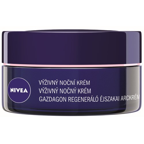 Nivea Crema Notte Nutriente Rigenerante per Pelli Secche e Sensibili 50ml Effetto Acqua 50ml Donna