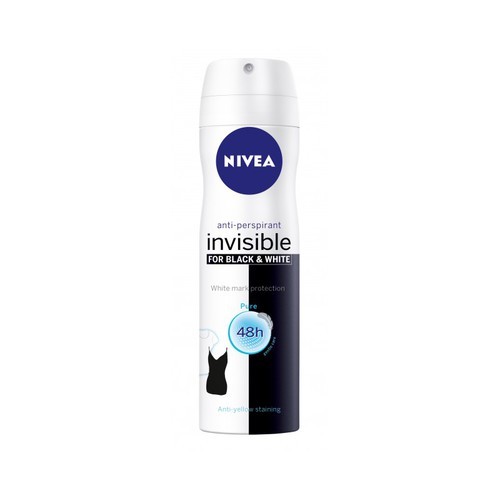 Nivea Invisibile per antitraspirante puro bianco e nero 150ml Donna