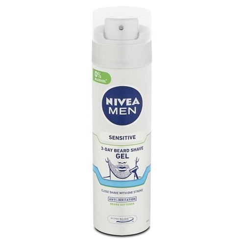 Nivea Gel da barba uomo sensibile 3 giorni 200ml Uomo
