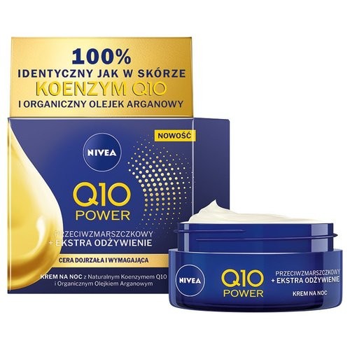 Nivea Q10 Power Antirughe Rassodante Crema viso notte donna 50ml