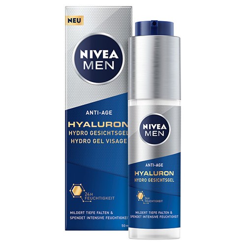NIVEA Men Gel viso antirughe Hyaluron 50ml