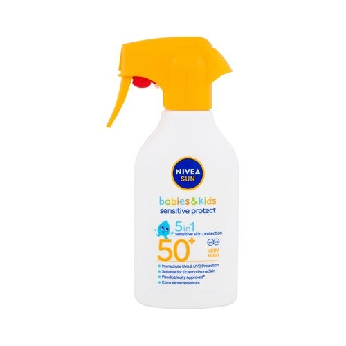 Nivea SUN BABIESKIDS SENSITIVE SPF50 pistola 270ml unisex 270ml
