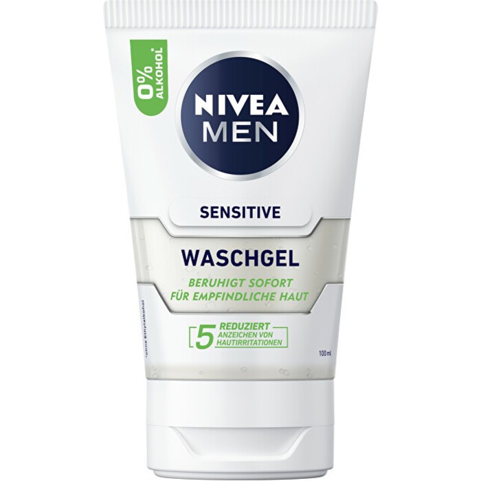 Nivea Gel detergente Men Sensitiv e Wash Gel 100ml uomo