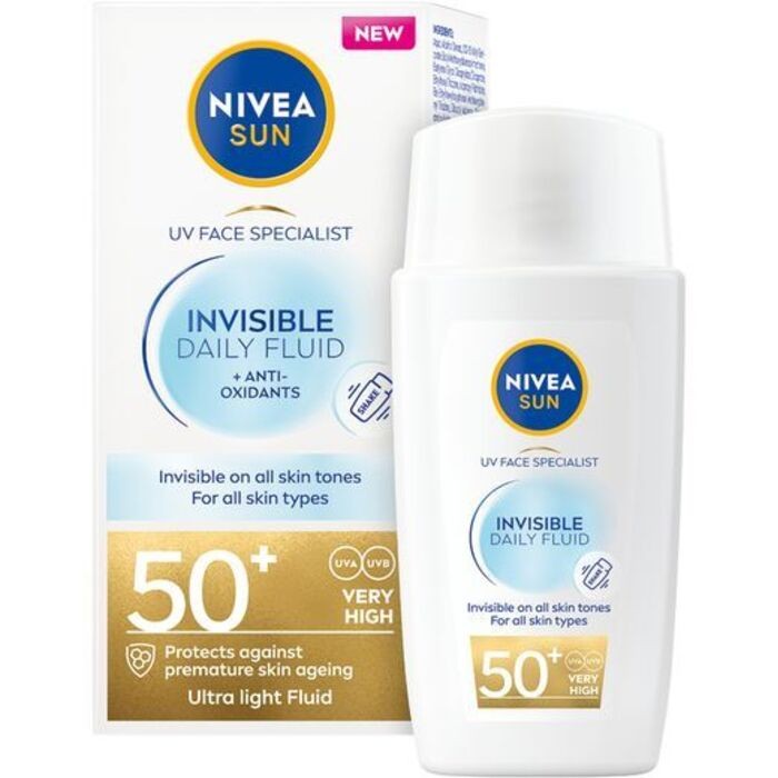 Nivea Specialist Invisible Daily Fluid SPF 50 Crema per la pelle unisex 40ml