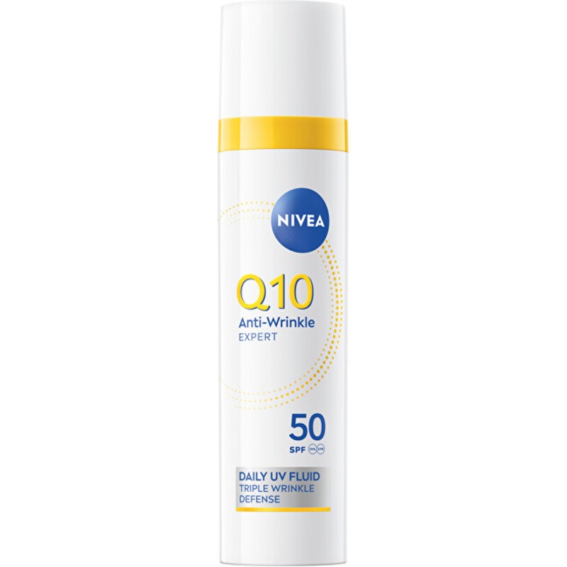 Nivea Q10 Anti-Wrinkle Expert Daily UV Fluid SPF 50 - Daily facial fluid donna 40ml
