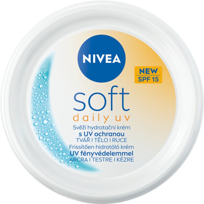 Nivea Soft Daily UV Cream - Moisturizing cream with UV protection SPF 15 donna 100ml