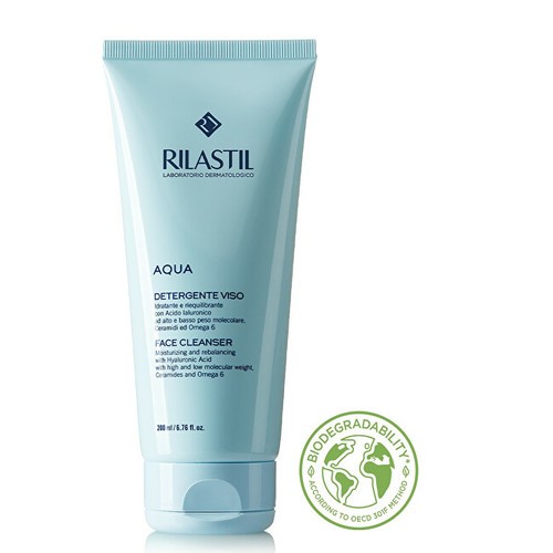 Rilastil Aqua Face Cleanser Emulsione cutanea detergente 200ml Donna