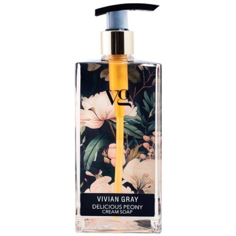 Vivian Gray Sapone liquido per le mani in crema Delizioso sapone alla crema di peonia 350ml donna