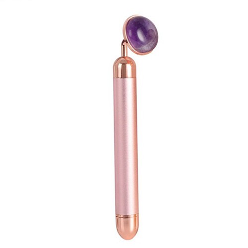 Palsar 7 Jade Roller Massager Electric Pink H and le and Amethyst Jade donna